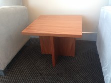 Micro MV 25   600 X 600 Square Coffee Table On Cross Panel Base